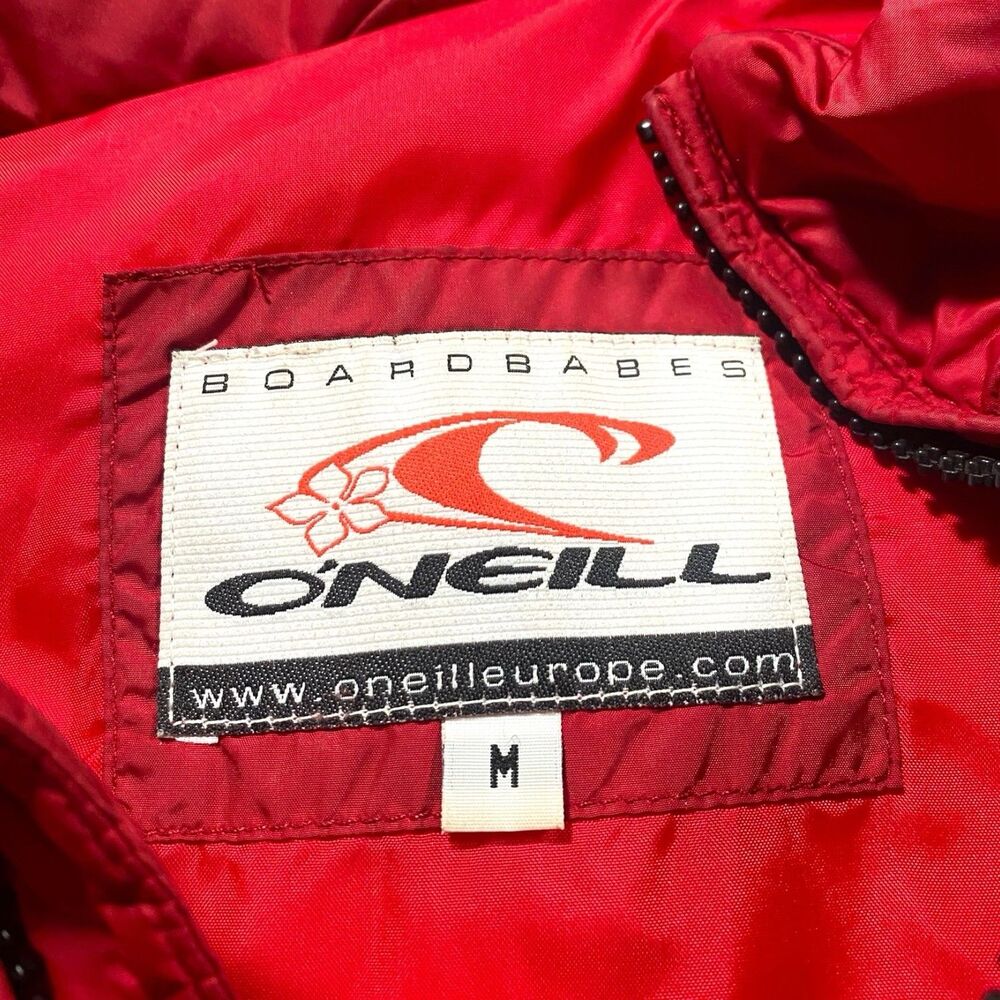 Vintage Y2K O'Neill Goose Down Puffer Vest Womens MED Full Zip Insulated Pockets - Picture 6 of 11